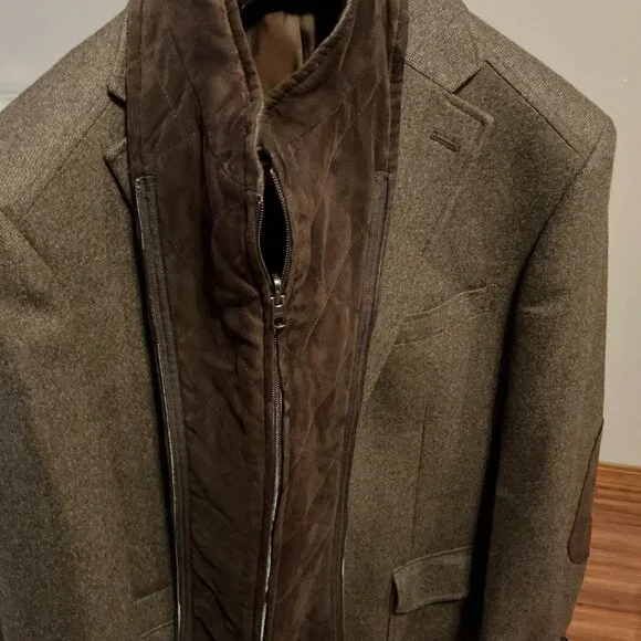 Ibiza blazer with zip out neck warmer